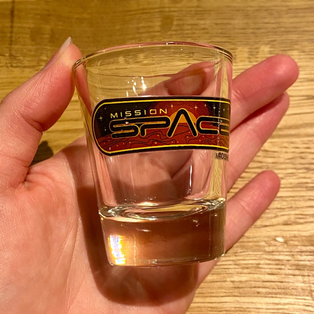 Disney Parks Epcot Mission Space Shot Glass Memorabillia